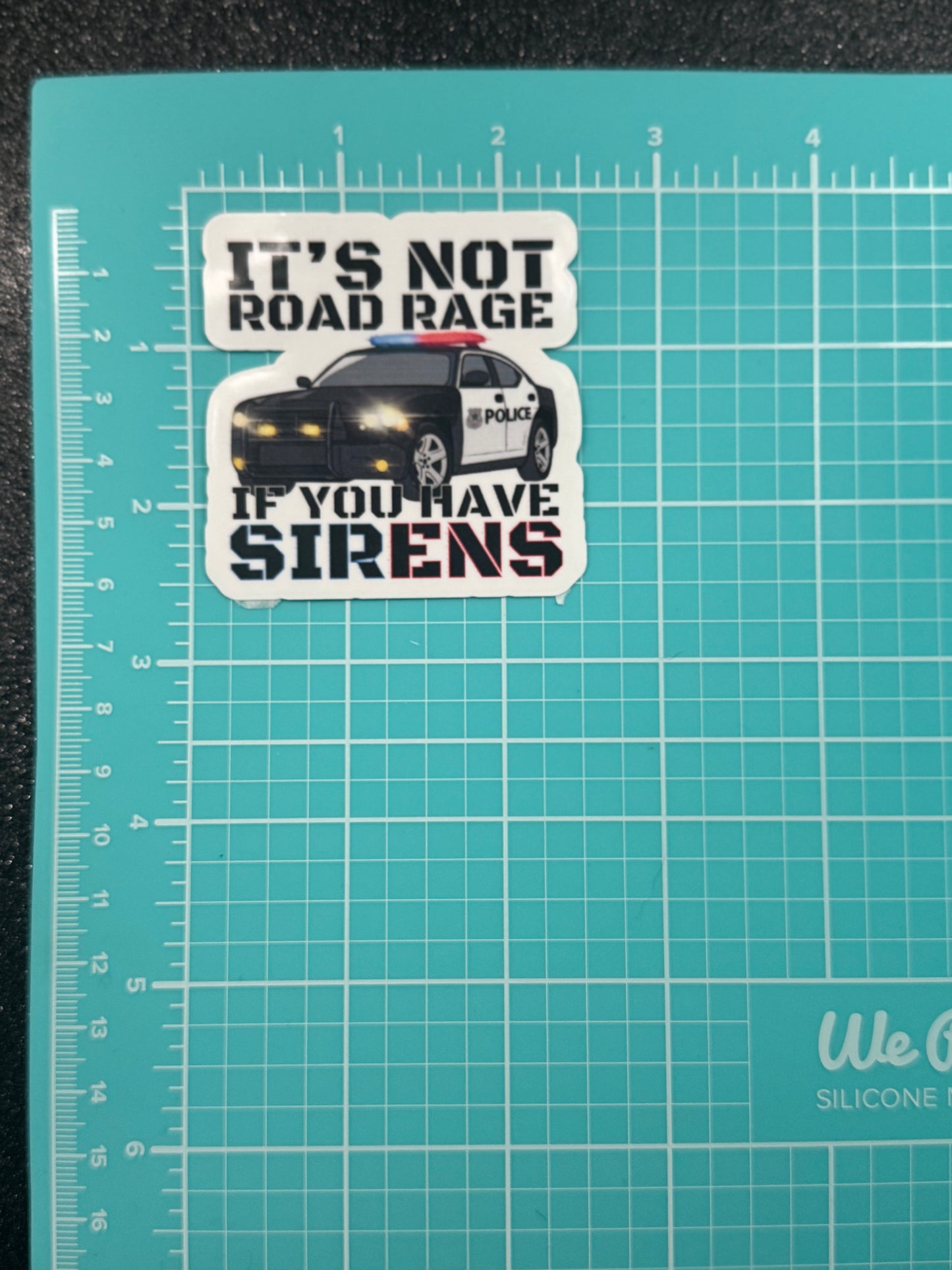 It’s Not Road Rage Police Sticker