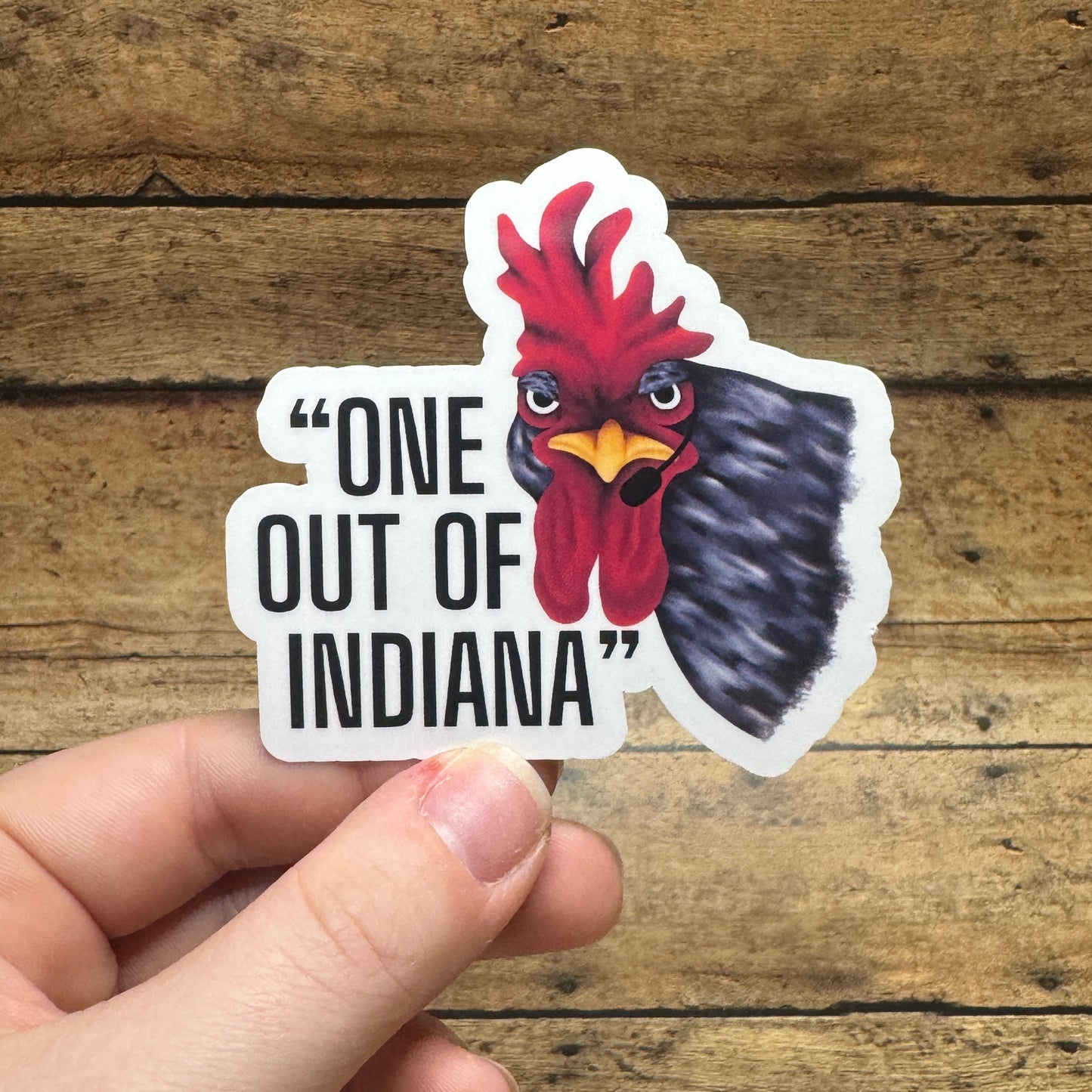 One Out of Indiana Dispatch Sticker