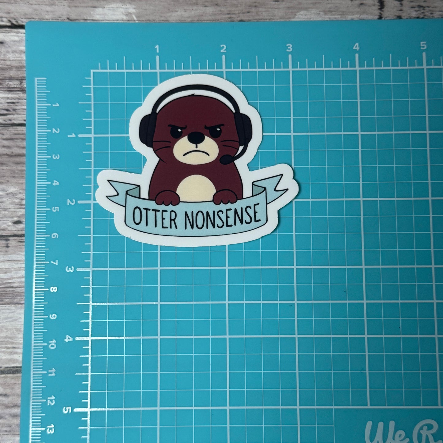 Otter Nonsense Dispatch Sticker