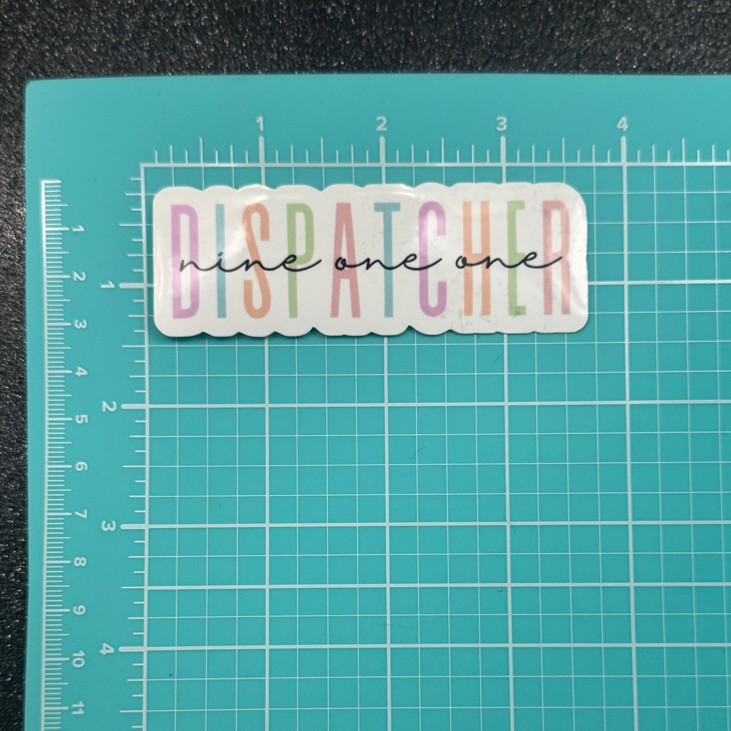 Pastel Nine One One Dispatch Sticker