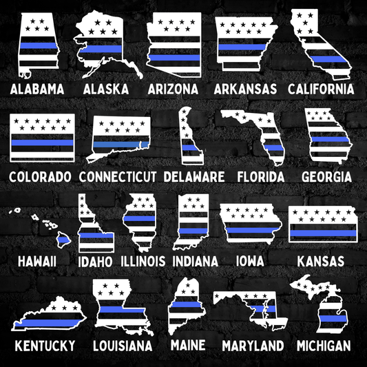 Police State Flag Decal