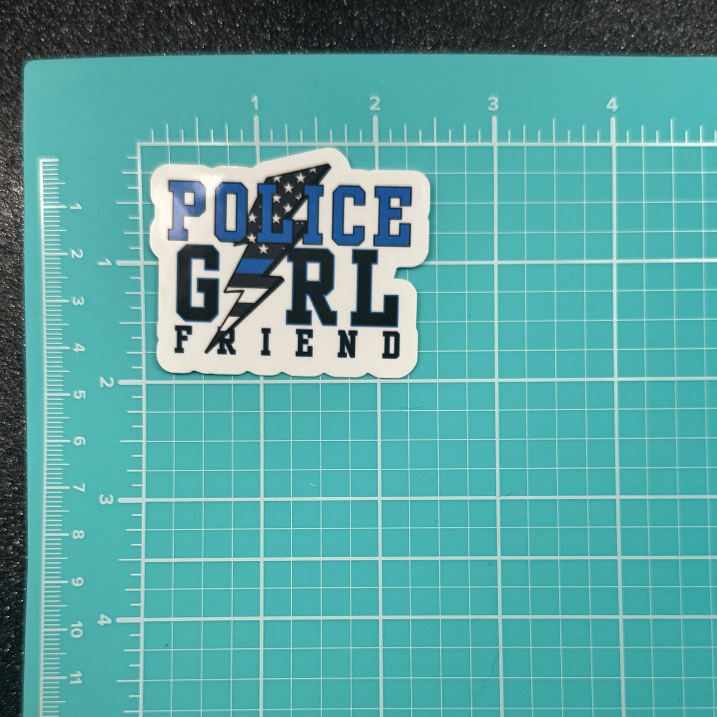 Lightning Police Wife Sticker
