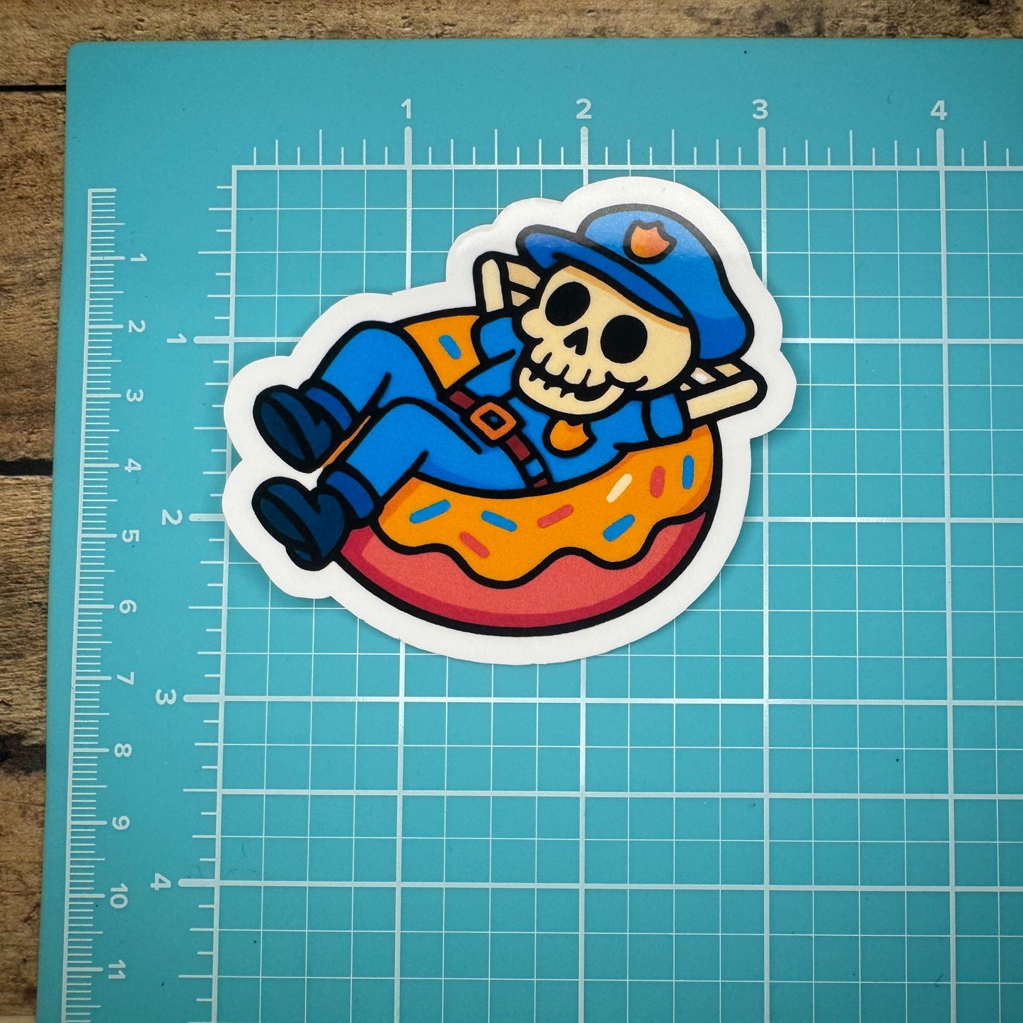 Police Donut Sticker
