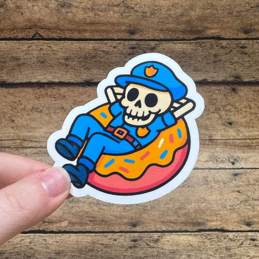 Police Donut Sticker