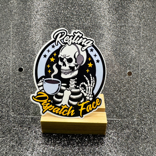 Resting Dispatch Face Sticker