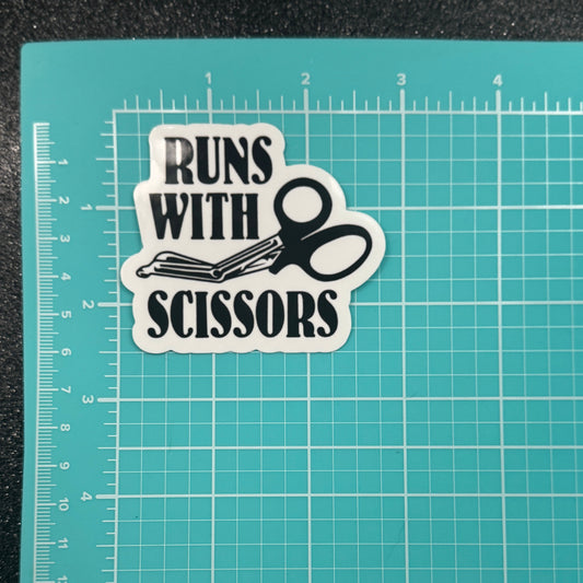 Runs With Scissors Fire/EMT Sticker