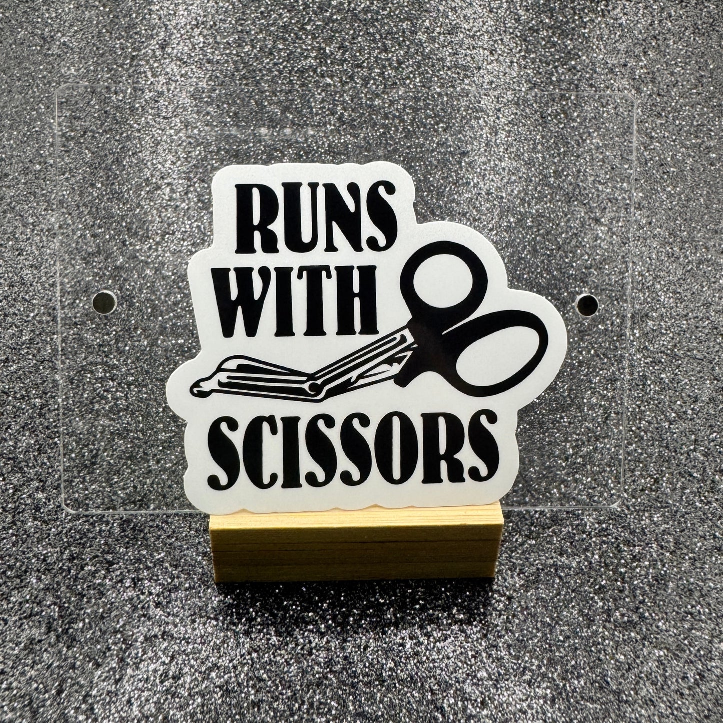 Runs With Scissors Fir/EMT Sticker