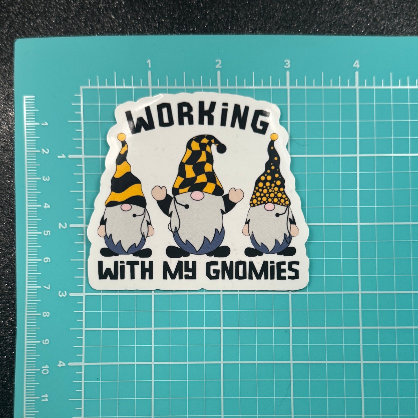 Working With My Gnomies Dispatch Sticker