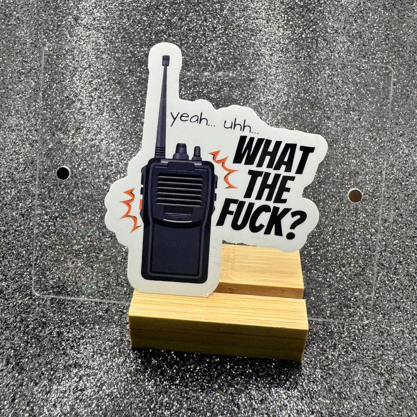 WTF Radio Police Sticker