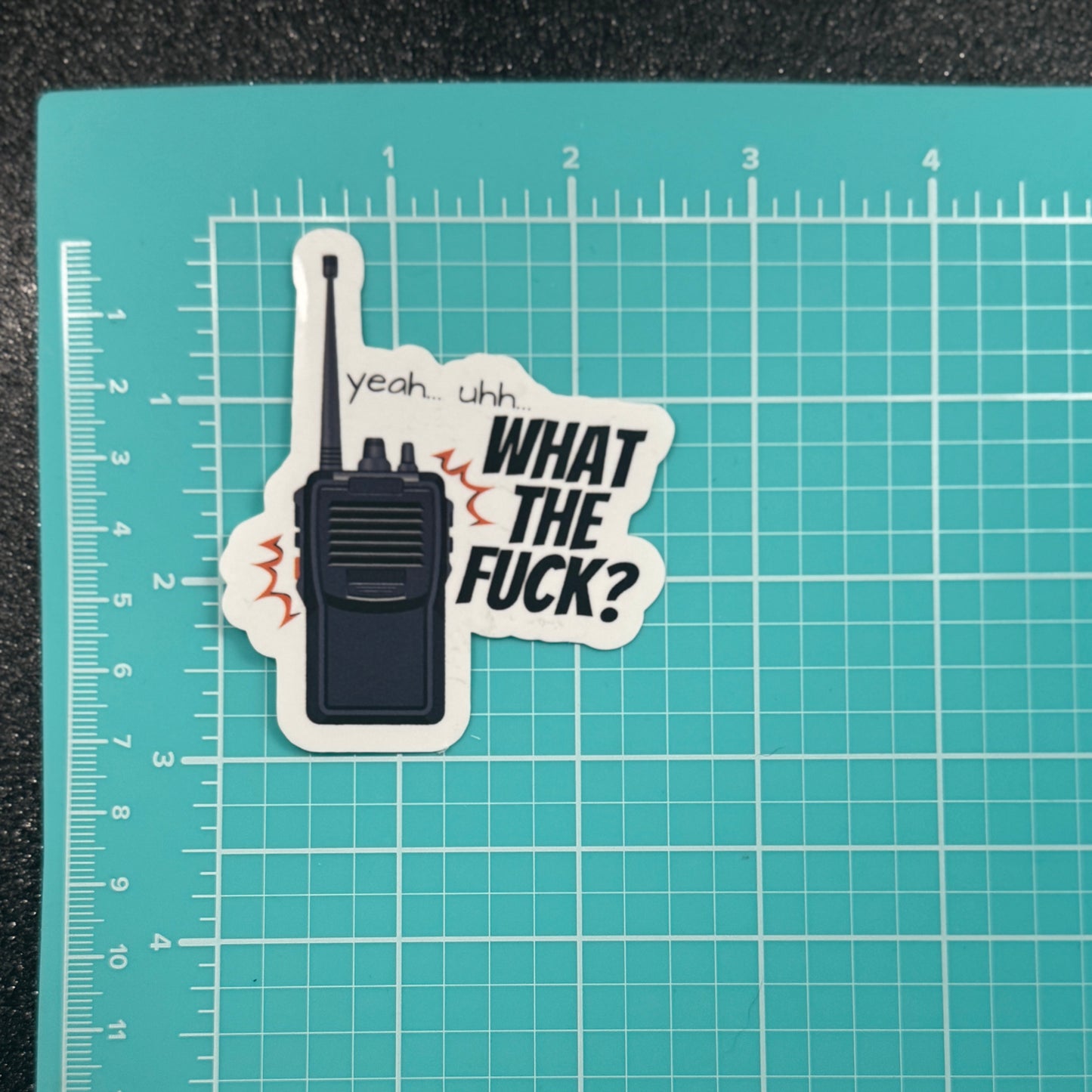 WTF Radio Police Sticker