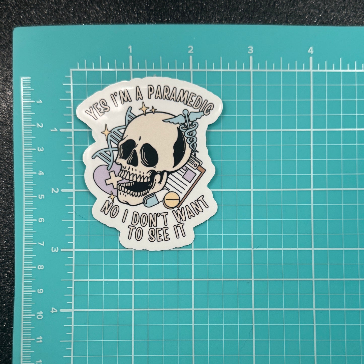 Yes I'm A Paramedic EMS Sticker