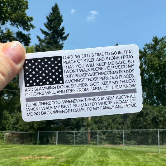 Corrections Prayer Sticker