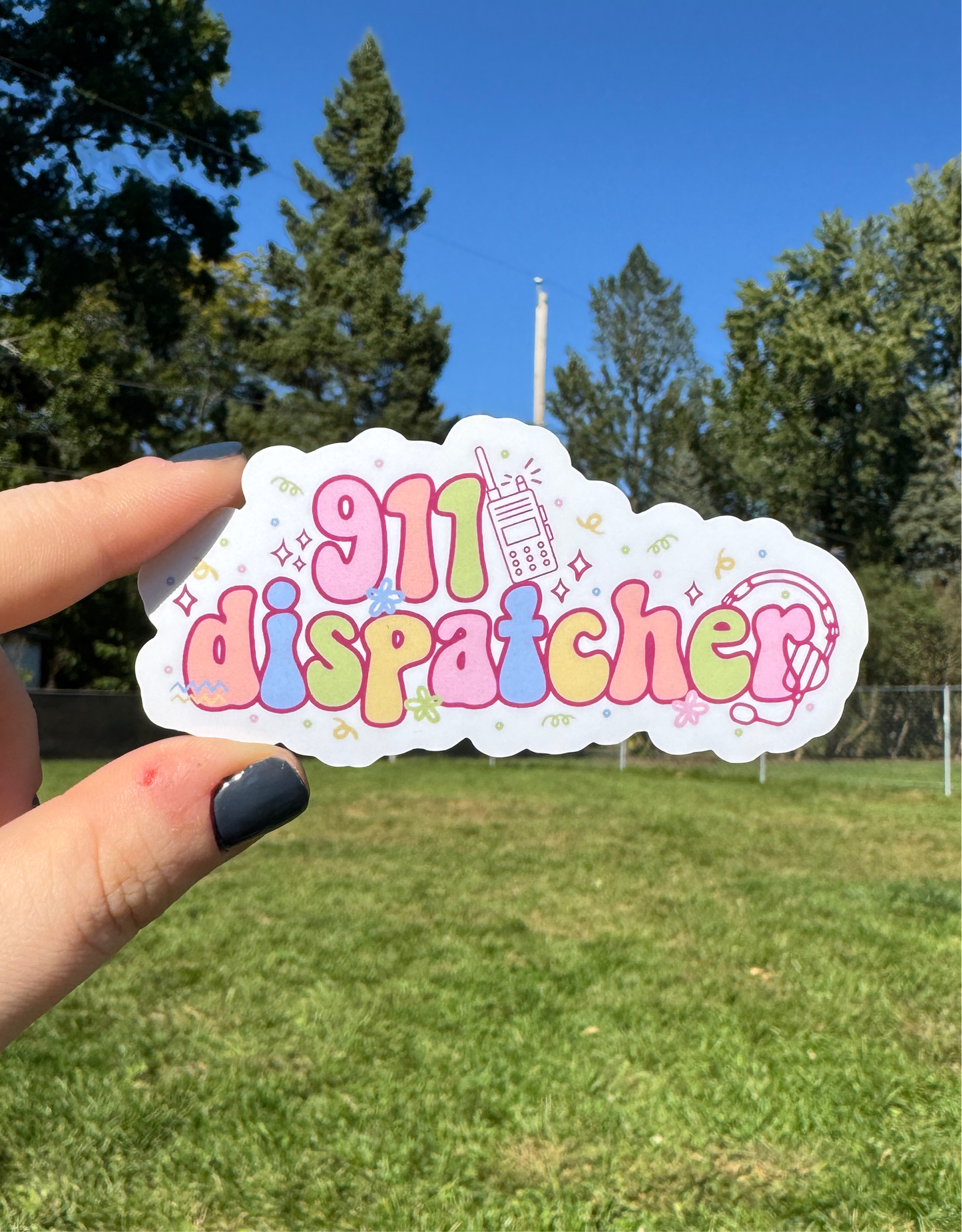 Pastel Dispatch Sticker