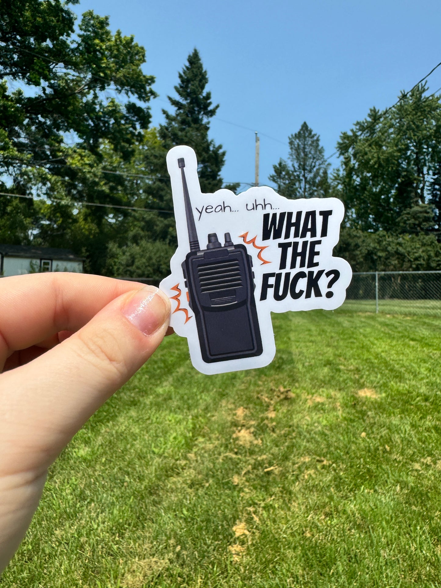 WTF Radio Police Sticker