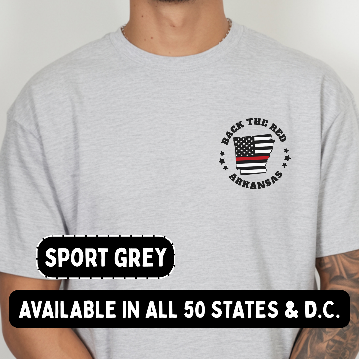 Fire State Flag Gildan Shirts