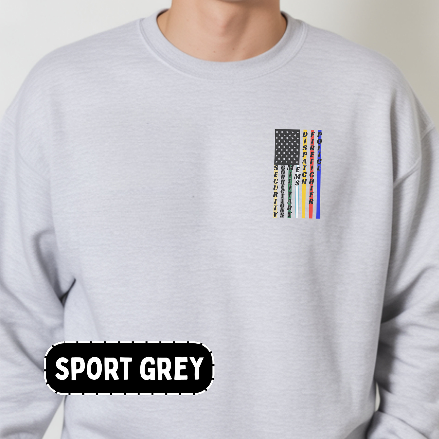 First Responder Flag Sweatshirt