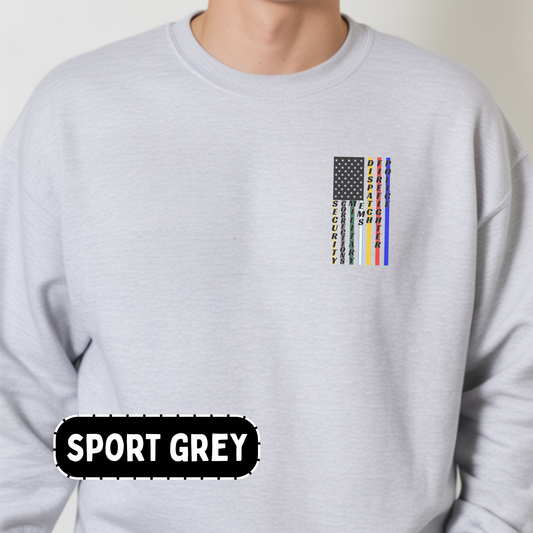 First Responder Flag Sweatshirt