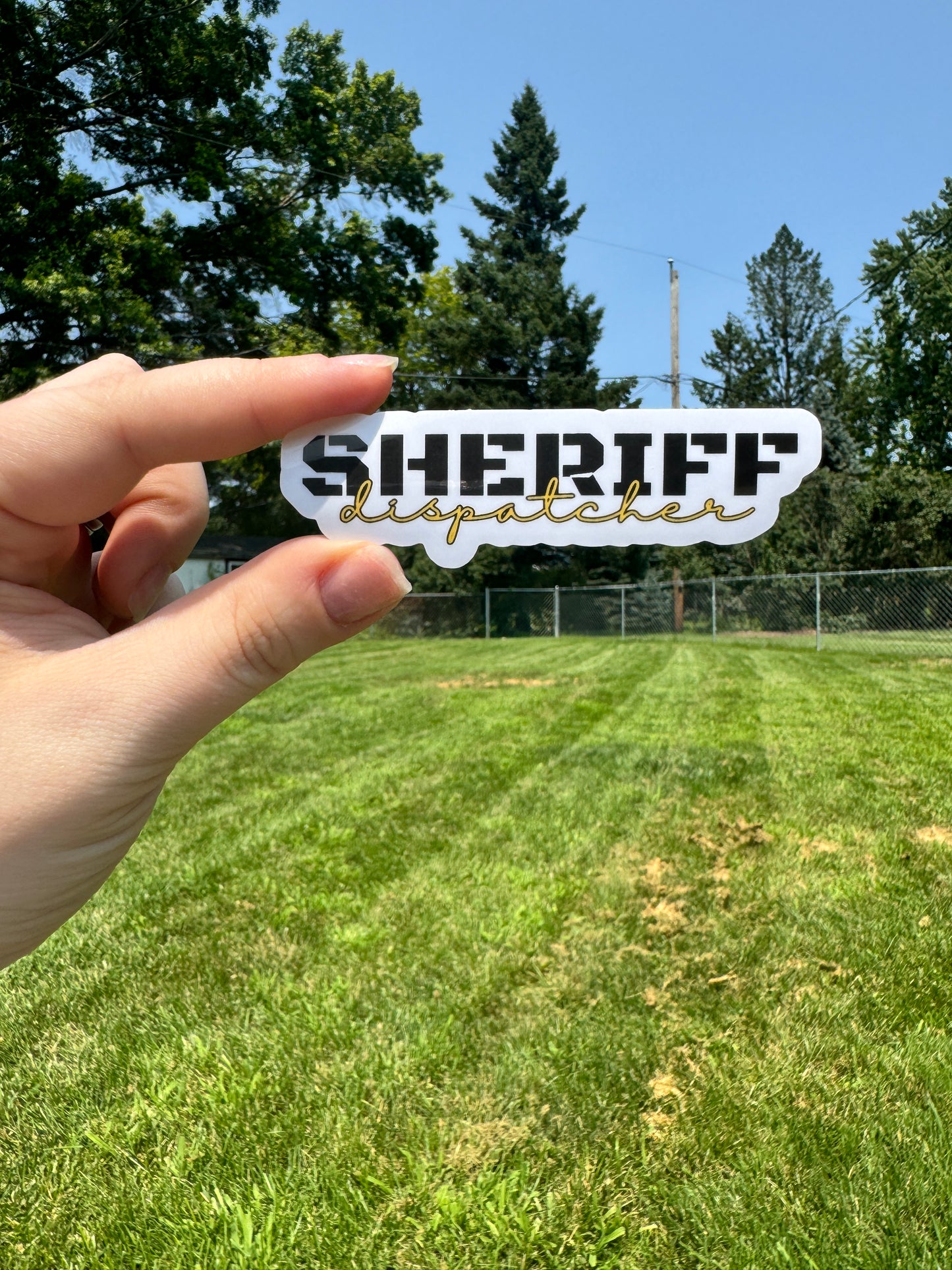 Sheriff Dispatcher Sticker