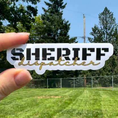 Sheriff Dispatcher Sticker