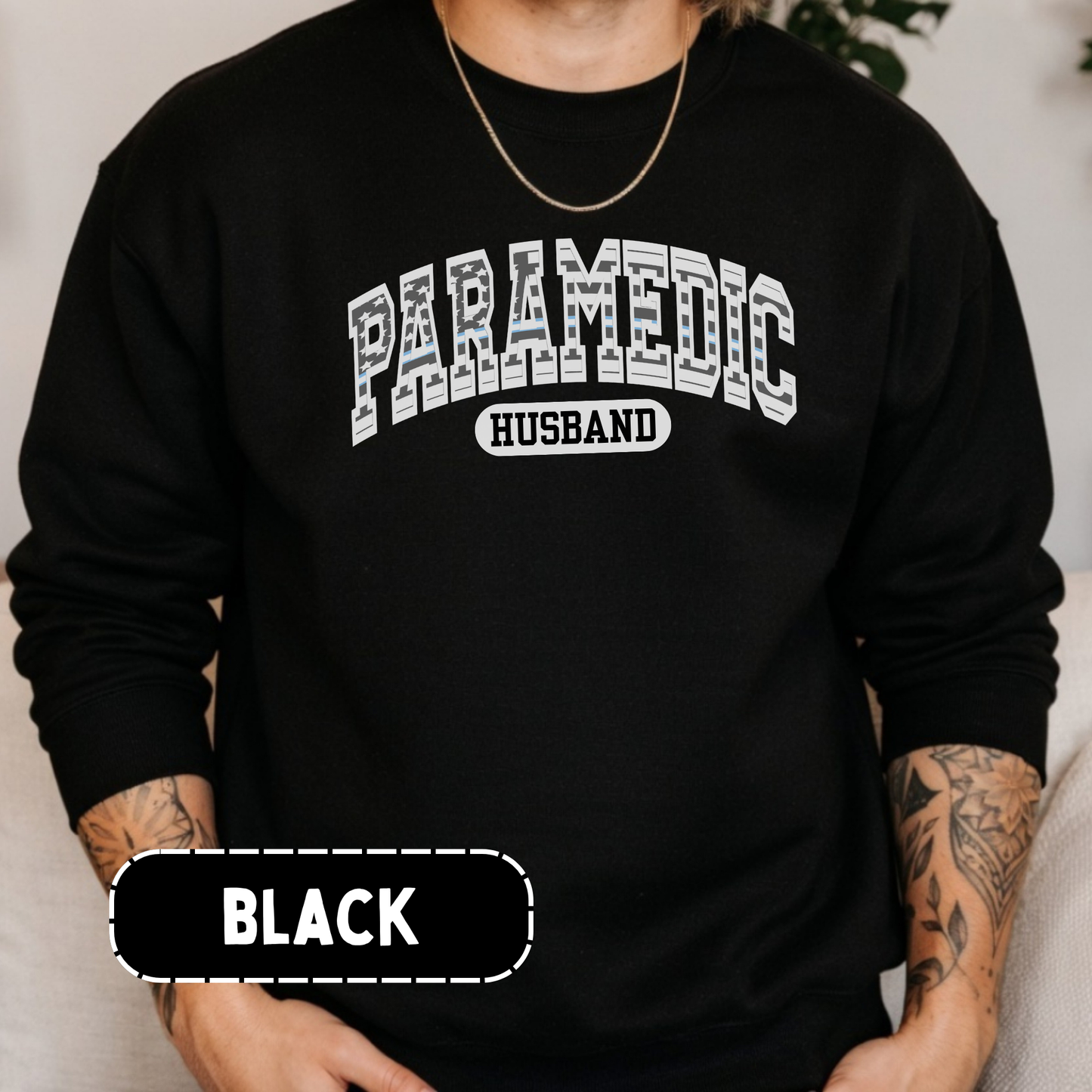 Paramedic Flag Crewneck