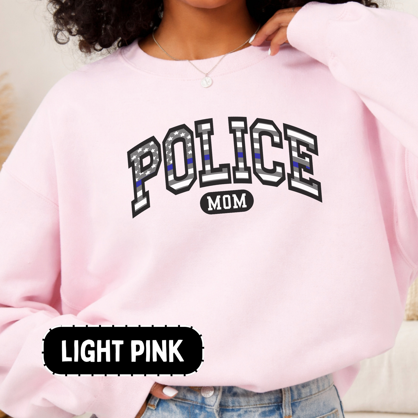 Police Flag Crewneck