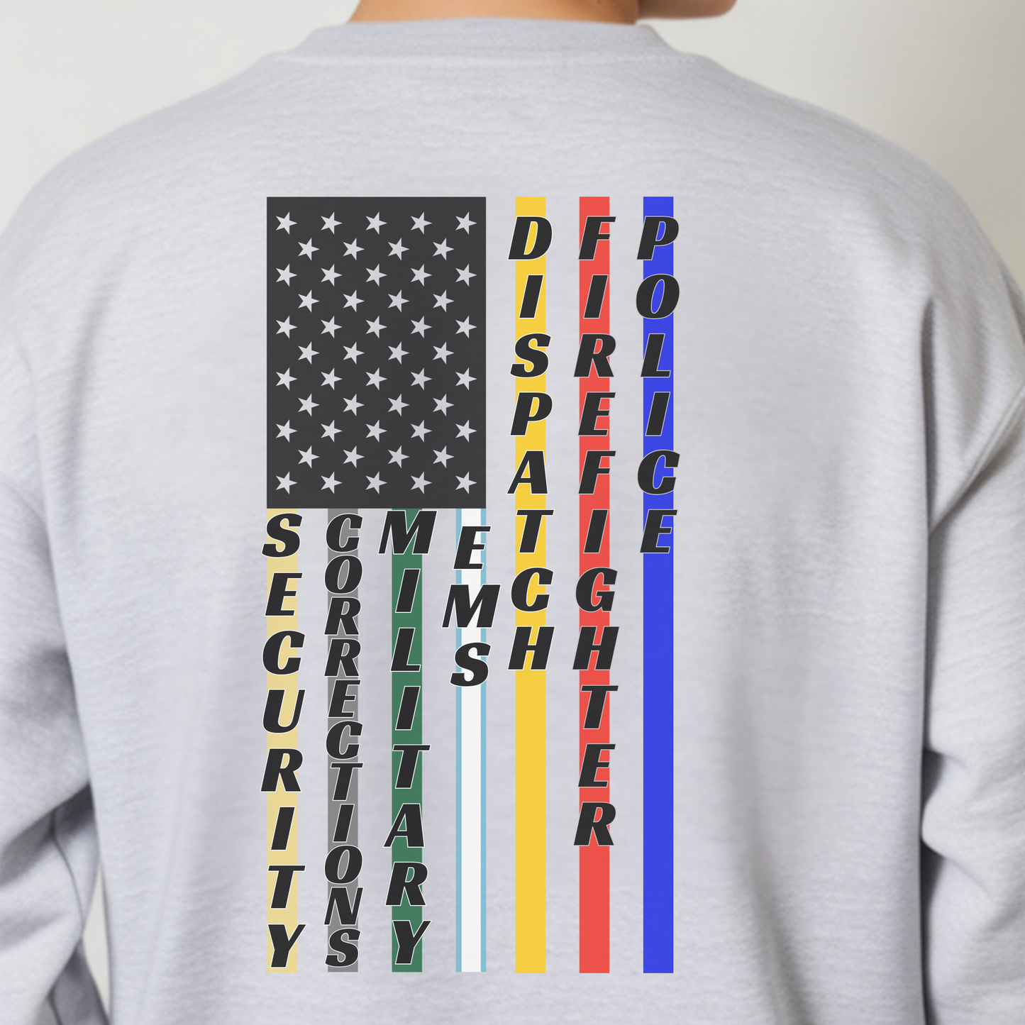 First Responder Flag Sweatshirt