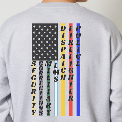 First Responder Flag Sweatshirt