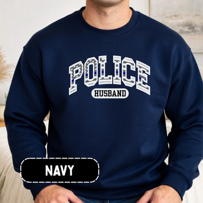 Police Flag Crewneck