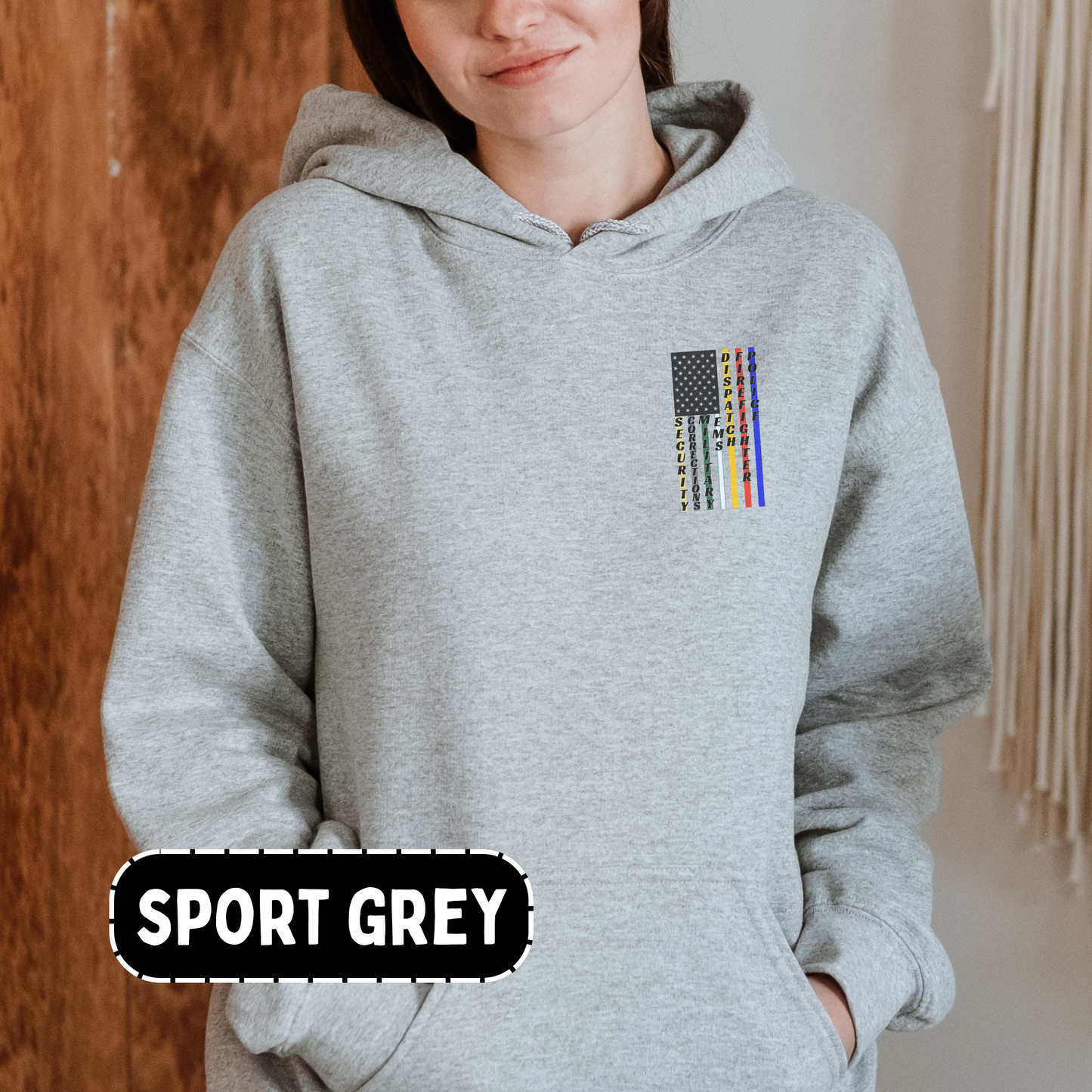 First Responder Flag Sweatshirt