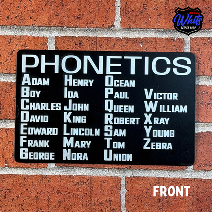 Metal Phonetics Card