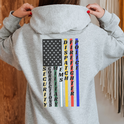 First Responder Flag Sweatshirt