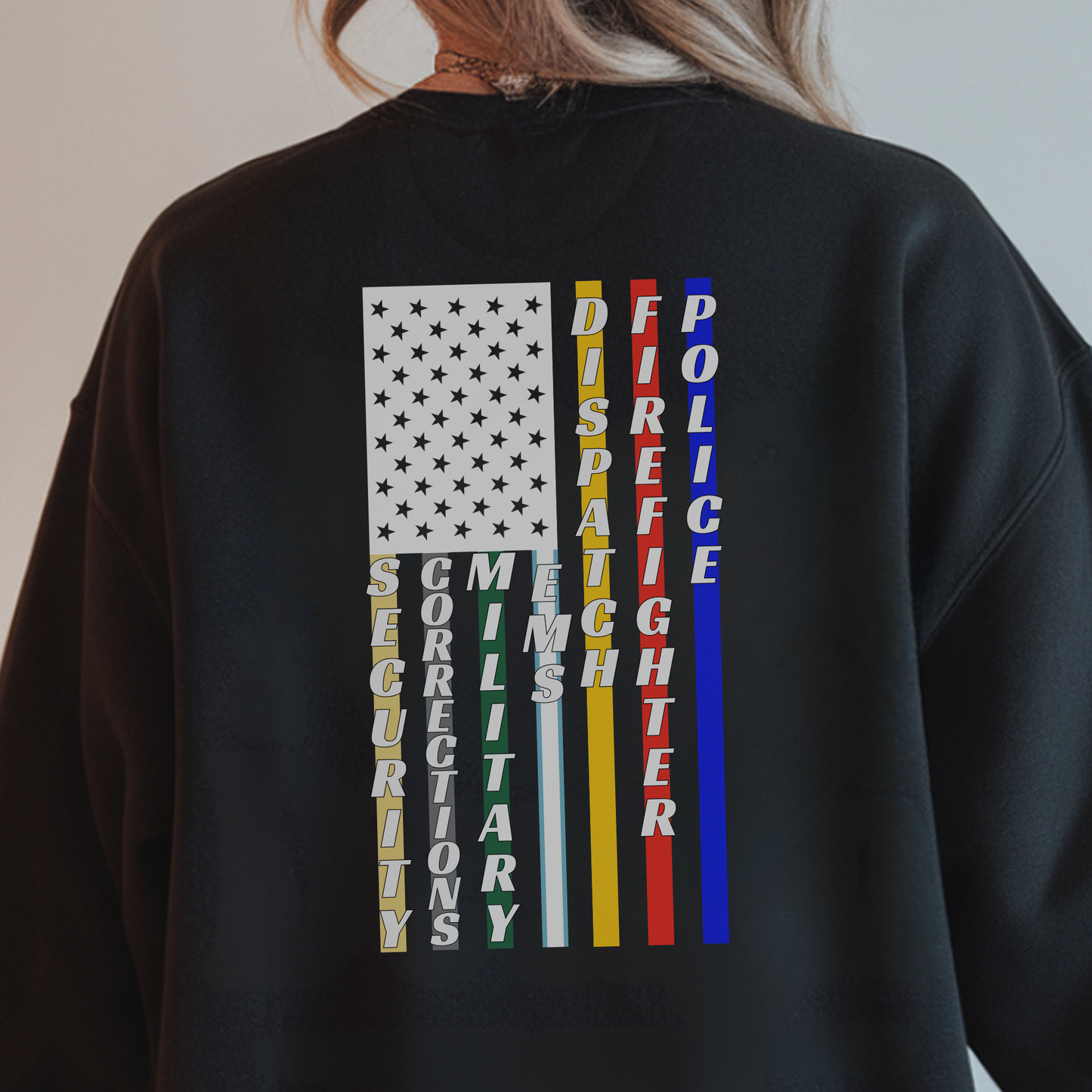 First Responder Flag Sweatshirt