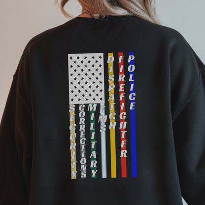 First Responder Flag Sweatshirt