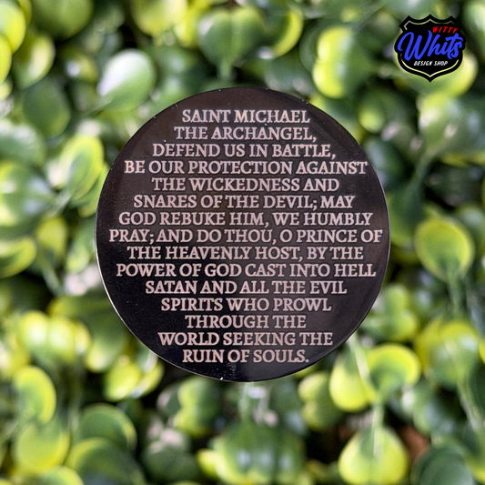 Saint Michael Prayer Challenge Coin