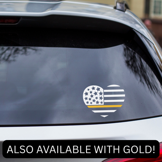 Dispatch Heart Flag Decal