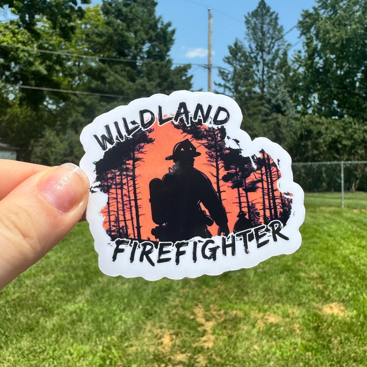 Wildfire Service Sticker Wildland Firefighter Sticker – Witty Whits Design Shop LLC