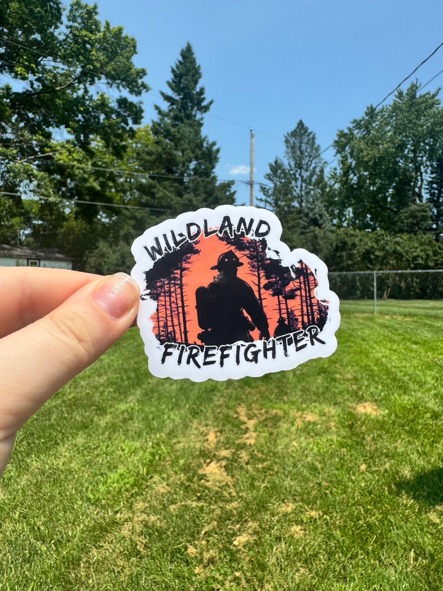 Wildland Firefighter Sticker