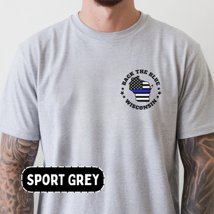 Police State Flag Gildan Shirts
