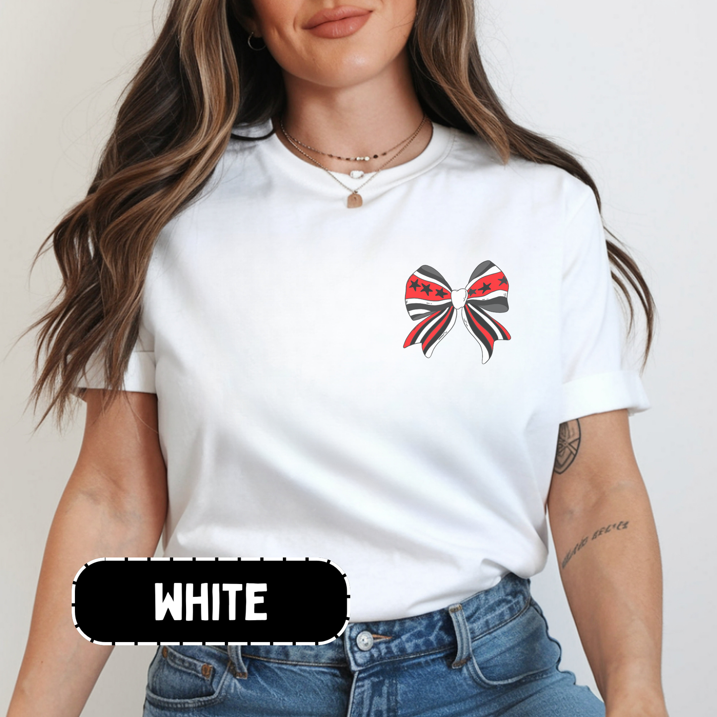 Fire Bow Comfort Colors Shirt