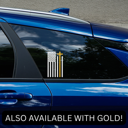Dispatch Cross Flag Decal