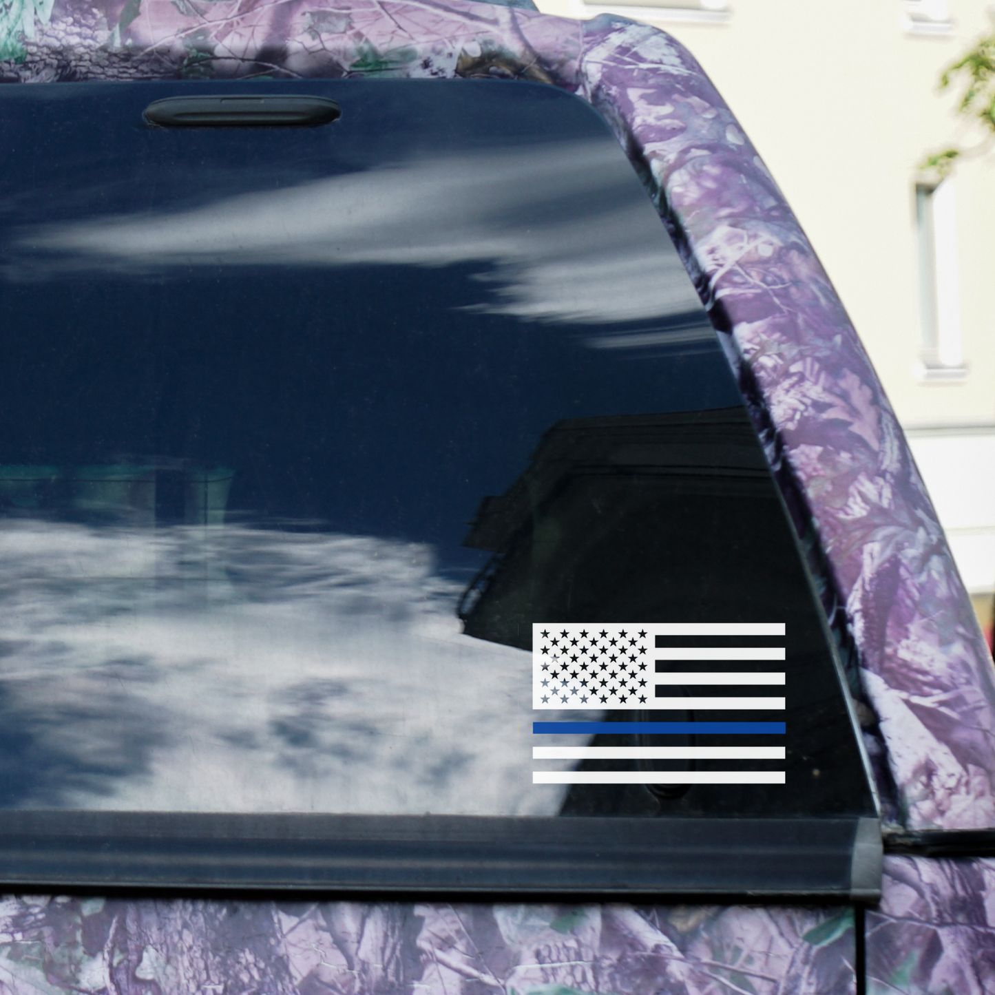 Police Flag Decal