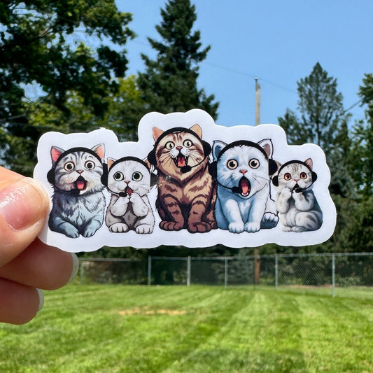 Dispatch Cats Sticker