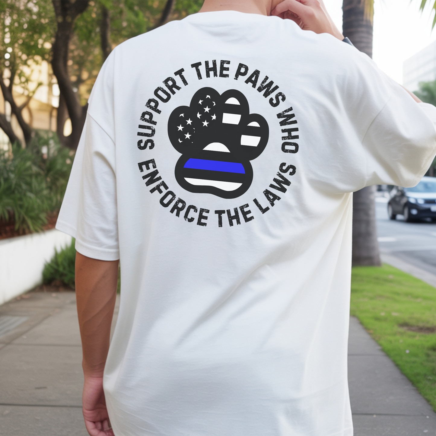 Support the Paws Police Shirt