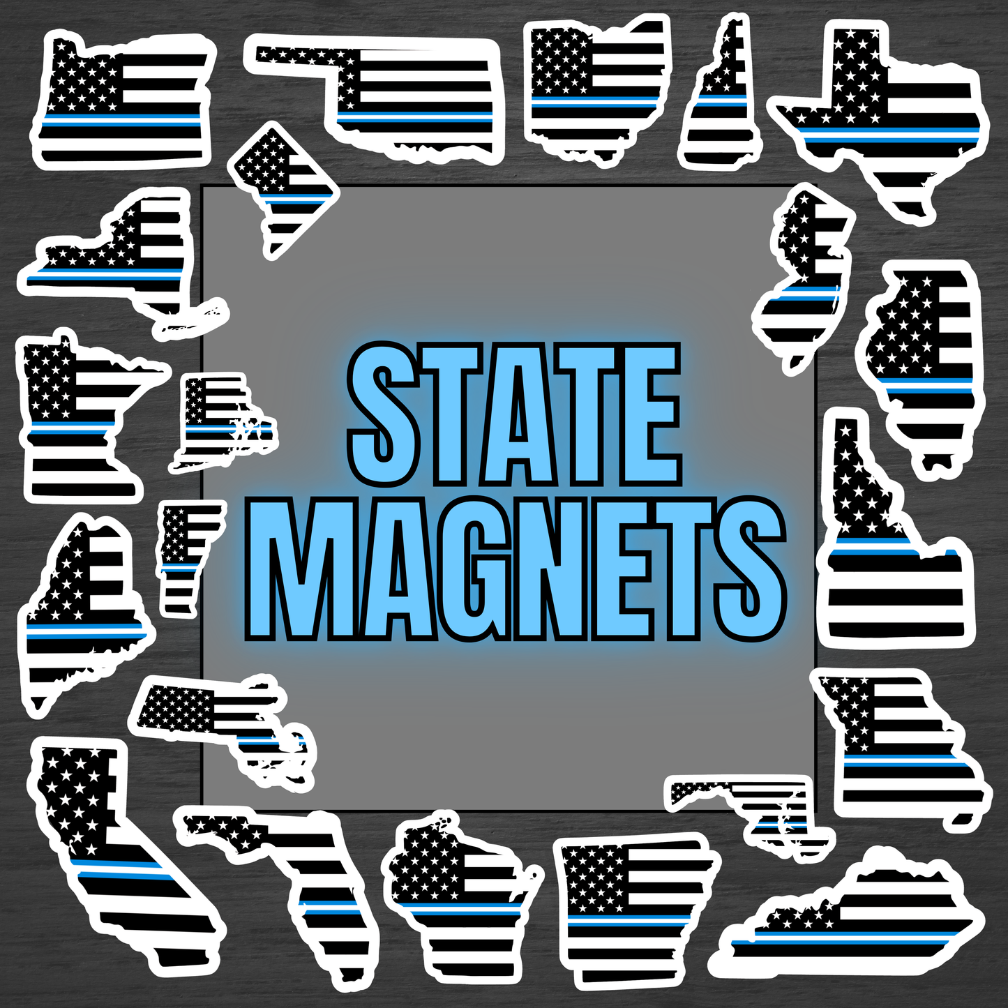 EMS State Flag Magnets
