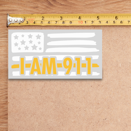 I Am 911 Dispatch Decal