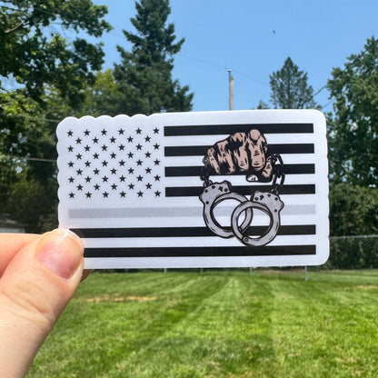 Corrections Flag Sticker