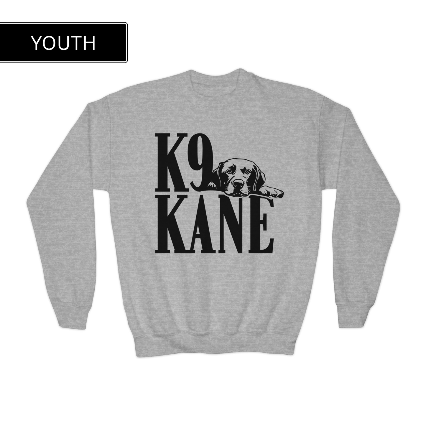 K9 Kane Youth Crewneck