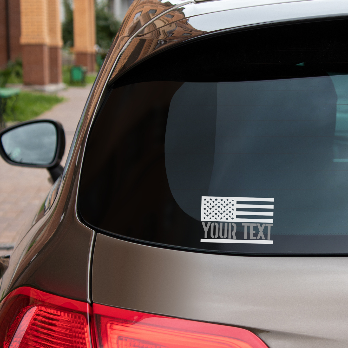 Personalized Corrections Flag Decal