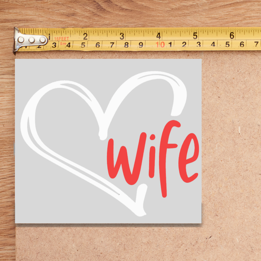 Firefighter Wife Decal