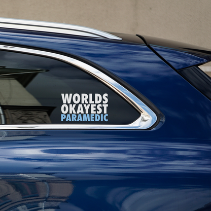 Worlds Okayest Paramedic Decal